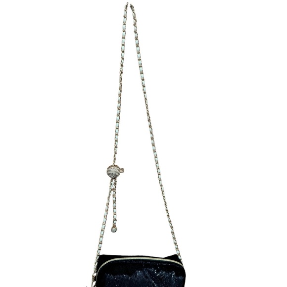 Chain Handbag strap, PU Leather Gold Chain Adjustable - Picture 3 of 4